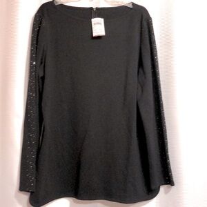 St John Luxury Tunic / Black/ Nordstrom